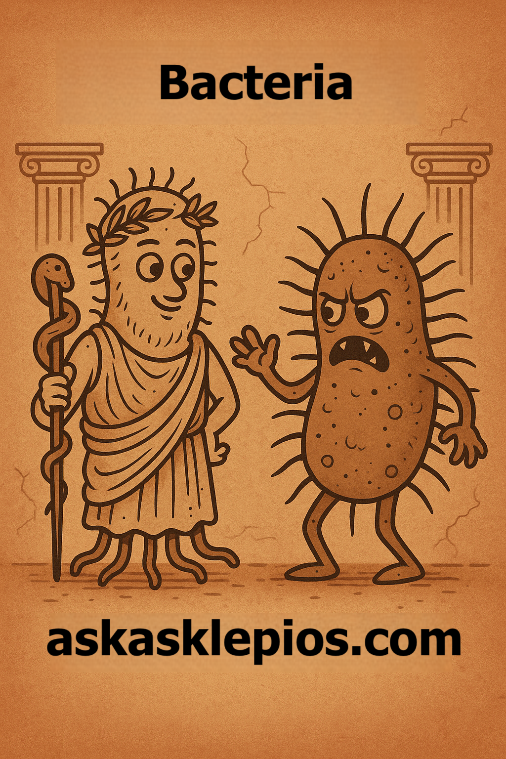 Bacteria ask asklepios